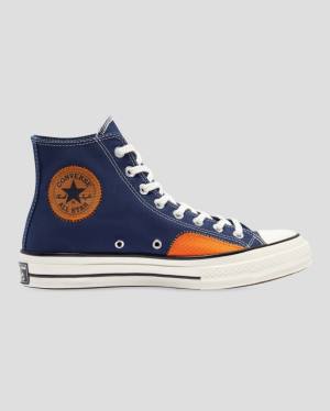 Converse Chuck 70 Ripstop High Tops Shoes Blue | CV-416UAE