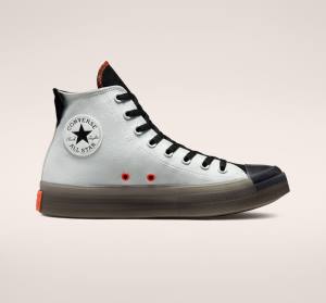 Converse Chuck Taylor All Star CX Stretch Canvas High Tops Shoes Light Silver / Black / Mango | CV-296XVE