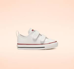 Converse Chuck Taylor All Star Easy-On Leather Low Tops Shoes White | CV-068NEG