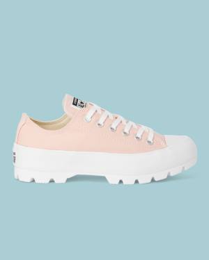 Converse Chuck Taylor All Star Lugged Seasonal Colour Low Tops Shoes Pink | CV-862CYE