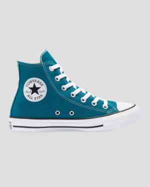 Converse Chuck Taylor All Star Seasonal High Tops Shoes Blue | CV-763CIY