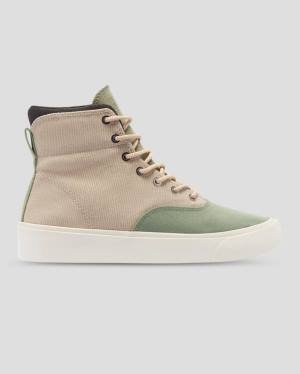 Converse Jungle Cloth Skidgrip High Tops Shoes Brown Green | CV-958QAT