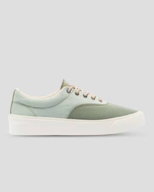 Converse Jungle Cloth Skidgrip Low Tops Shoes Green | CV-107AYH