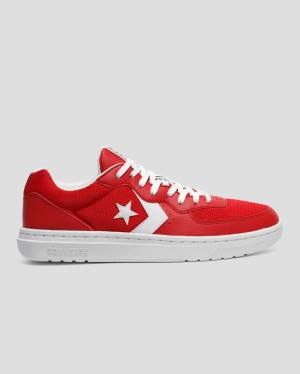 Converse Rival Synthetic Leather Twisted Summer Low Tops Shoes Red | CV-632NWX