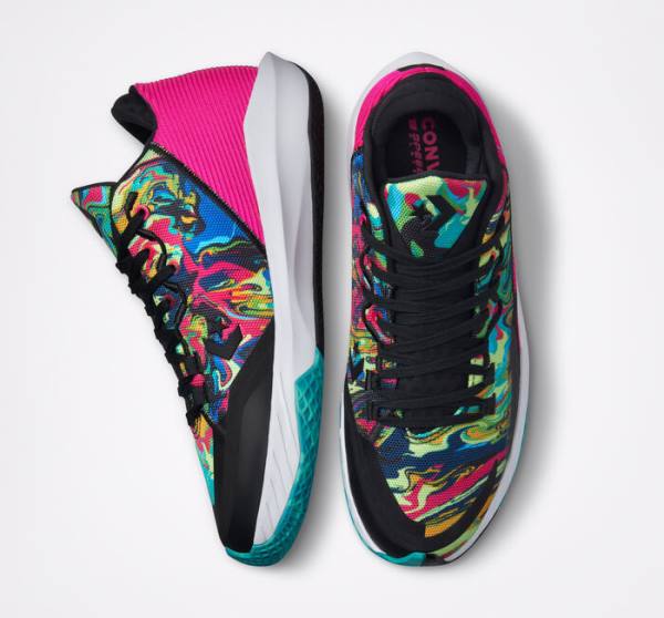 Converse All Star BB Jet Marbled Basketball Shoes Pink / Black / White | CV-980GRP