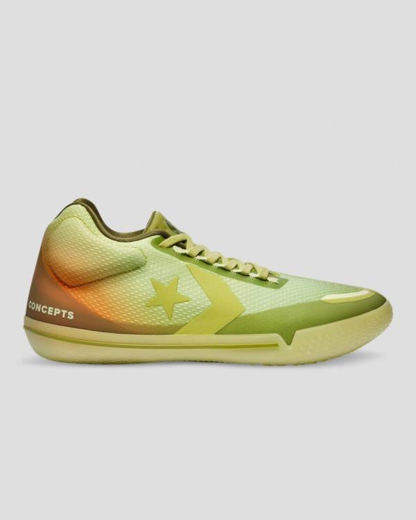 Converse All Star Pro BB Evo Concepts High Tops Shoes Green | CV-735JMS