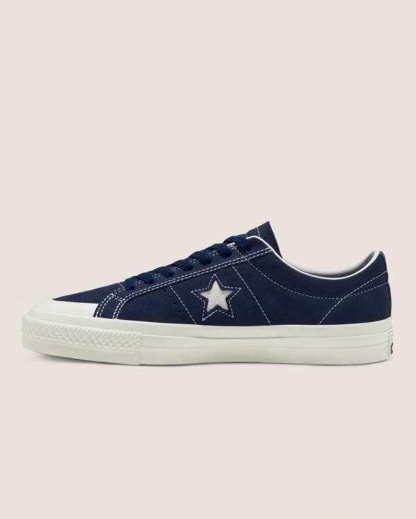 Converse CONS Alexis Sablone One Star Pro Suede Low Tops Shoes Blue | CV-796RFZ