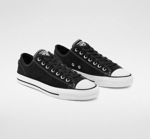 Converse CONS Chuck Taylor All Star Pro Suede Skate Shoes Black / White | CV-630CFL