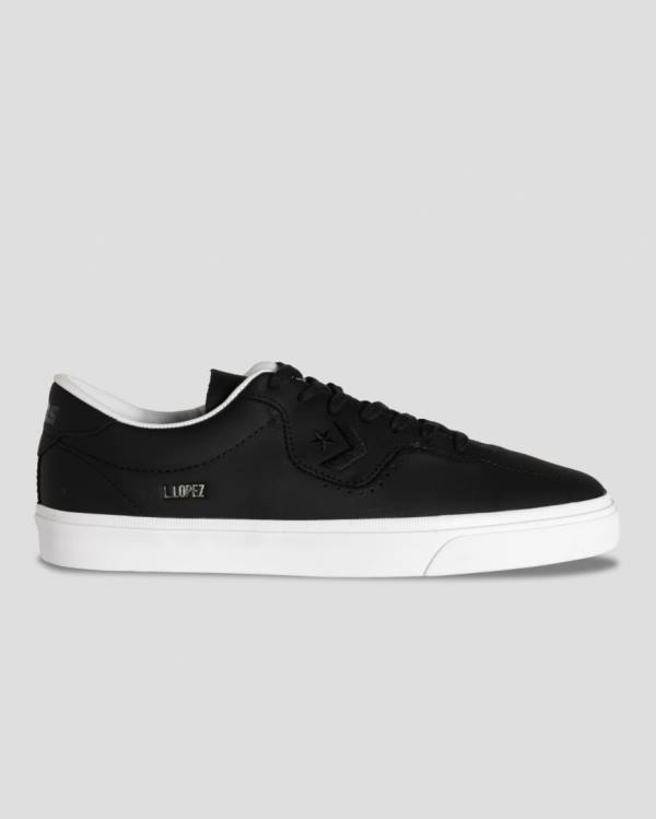 Converse CONS Louie Lopez Pro Leather Low Tops Shoes Black | CV-861XOY