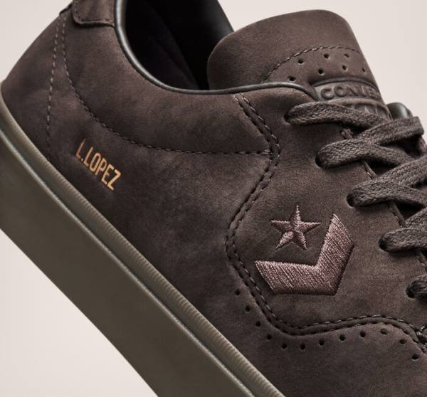 Converse CONS Louie Lopez Pro Nubuck Leather Skate Shoes Coffee / Black / Brown | CV-701MWX