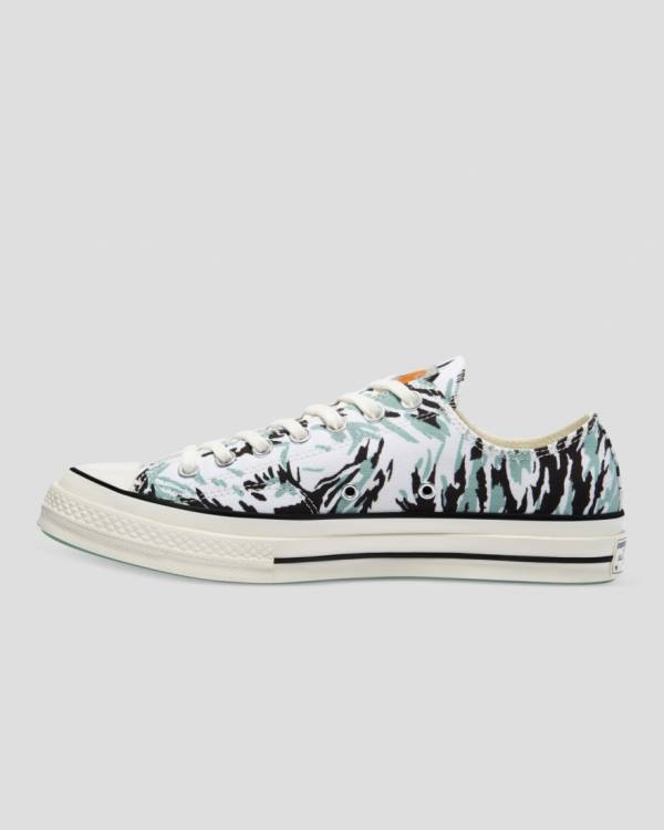 Converse Carhartt Chuck 70 Low Tops Shoes White Green | CV-416UXZ