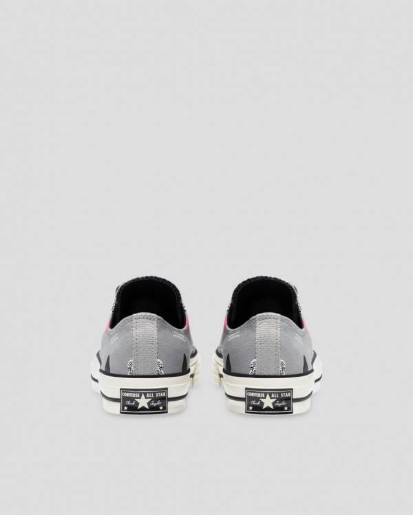 Converse Chuck 70 80s Archive Print Low Tops Shoes Grey | CV-219NLF