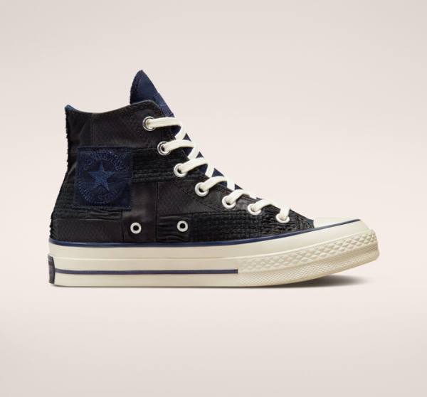 Converse Chuck 70 It\'s Possible High Tops Shoes Black / Navy | CV-074BXG