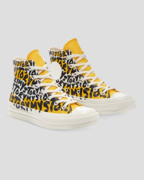 Converse Chuck 70 My Story High Tops Shoes Yellow | CV-879AOI