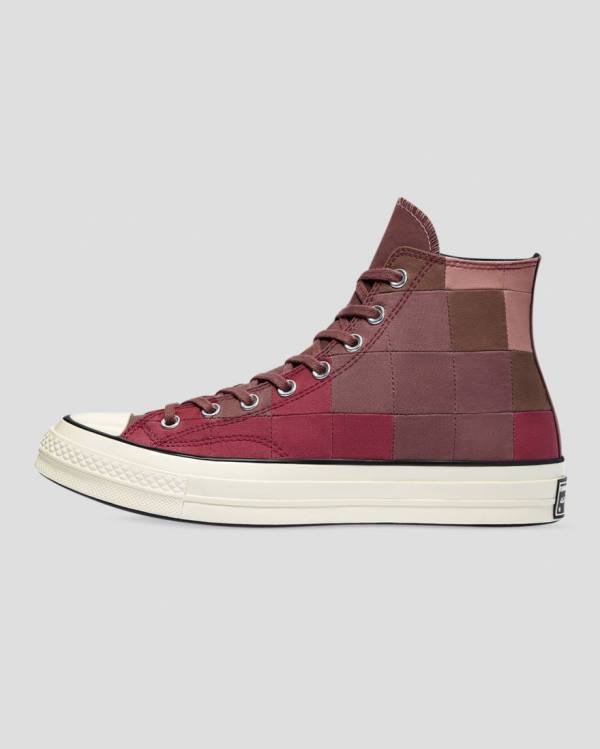 Converse Chuck 70 Natural Dye High Tops Shoes Burgundy | CV-768QSN