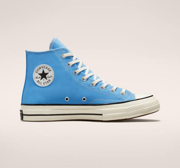 Converse Chuck 70 Pastel Polyester High Tops Shoes Blue / Black | CV-876PLW