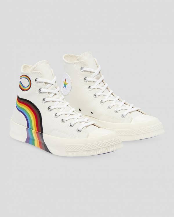 Converse Chuck 70 Pride High Tops Shoes Beige | CV-403ELT