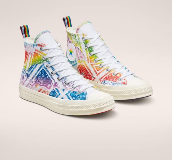 Converse Chuck 70 Pride High Tops Shoes White / Red | CV-594IGR