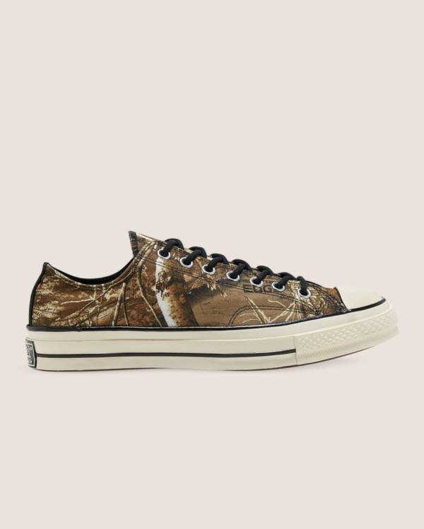 Converse Chuck 70 Realtree Edge Camo Print Utility Low Tops Shoes Brown | CV-567THS