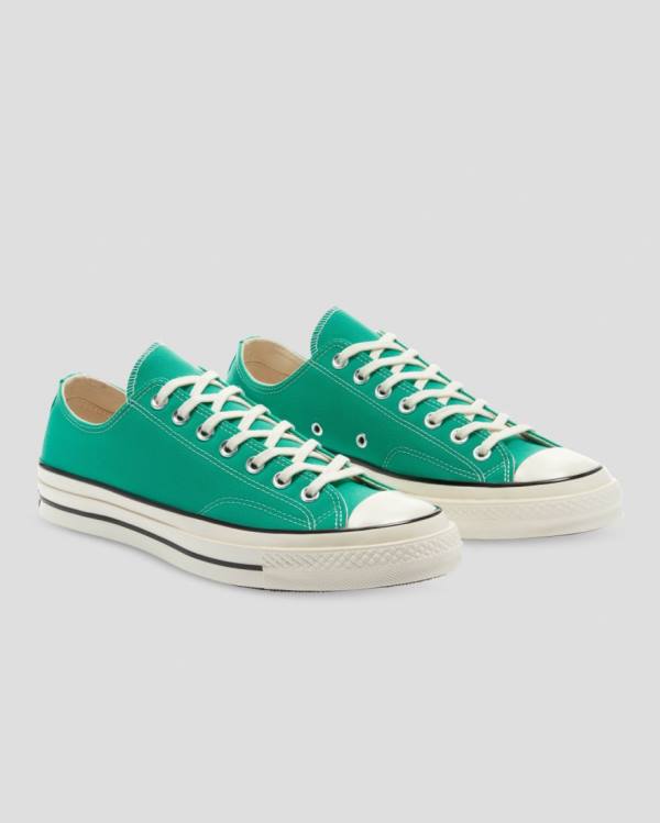 Converse Chuck 70 Seasonal Colour Low Tops Shoes Green | CV-486ZWJ