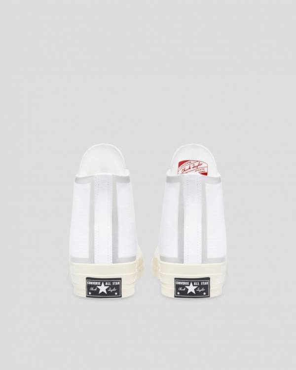 Converse Chuck 70 Tape Seam High Tops Shoes White | CV-597GQL