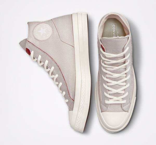 Converse Chuck 70 Tearaway High Tops Shoes Light Silver / Pink | CV-187CXN