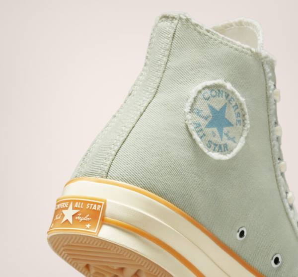 Converse Chuck 70 Washed Denim High Tops Shoes Light Blue / Indigo | CV-843PMH