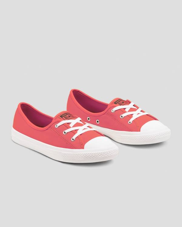 Converse Chuck Taylor All Star Ballet Seasonal Colour Low Tops Shoes Pink | CV-069GHP