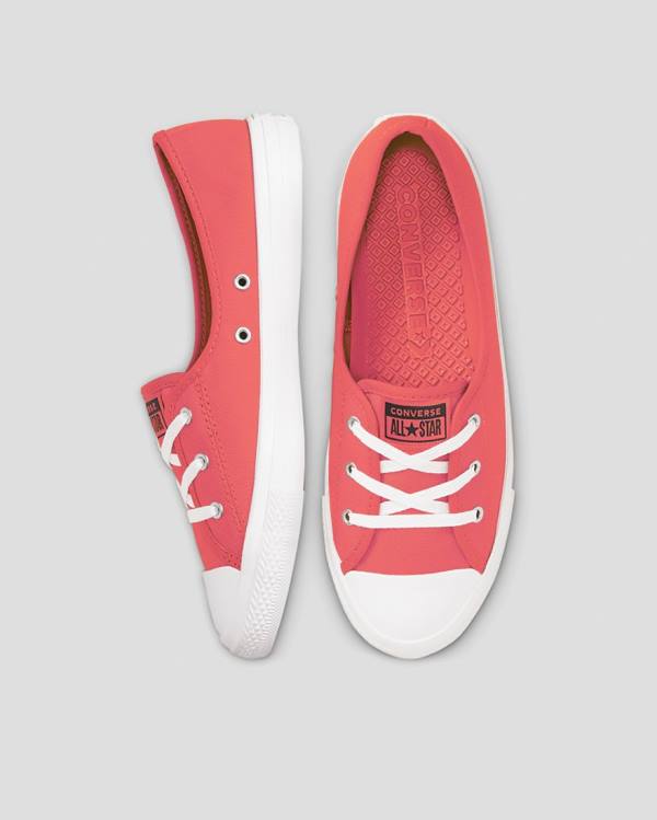 Converse Chuck Taylor All Star Ballet Seasonal Colour Low Tops Shoes Pink | CV-069GHP