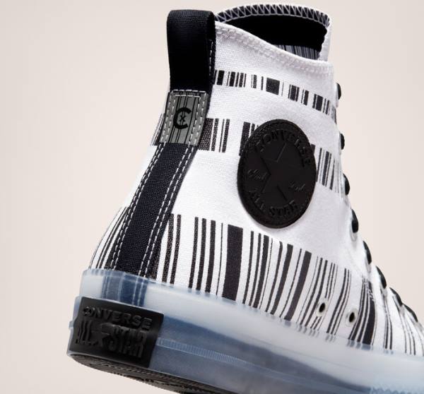 Converse Chuck Taylor All Star CX Translucent Barcode High Tops Shoes White / Black | CV-602ZOR