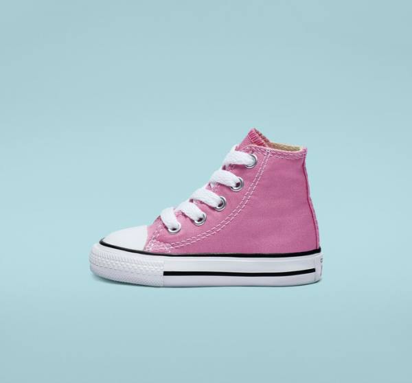 Converse Chuck Taylor All Star Classic High Tops Shoes Pink | CV-740OTD