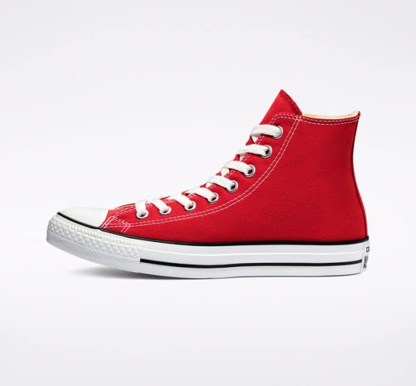 Converse Chuck Taylor All Star Classic High Tops Shoes Red | CV-980VJA