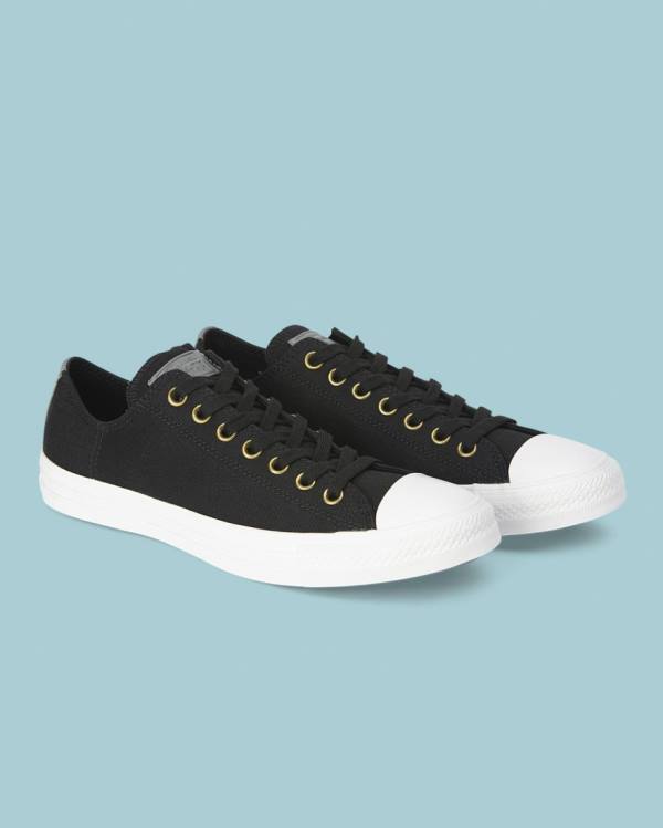 Converse Chuck Taylor All Star Clean N Preme Low Tops Shoes Black | CV-352XWK