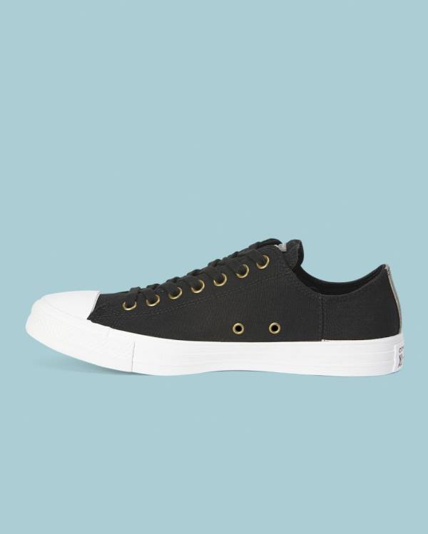 Converse Chuck Taylor All Star Clean N Preme Low Tops Shoes Black | CV-352XWK