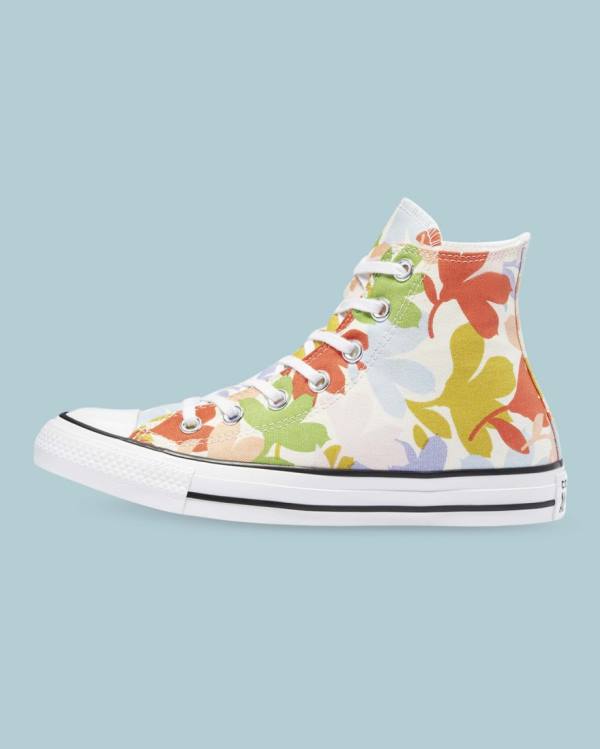 Converse Chuck Taylor All Star Garden Party All Over High Tops Shoes Beige | CV-561FMT