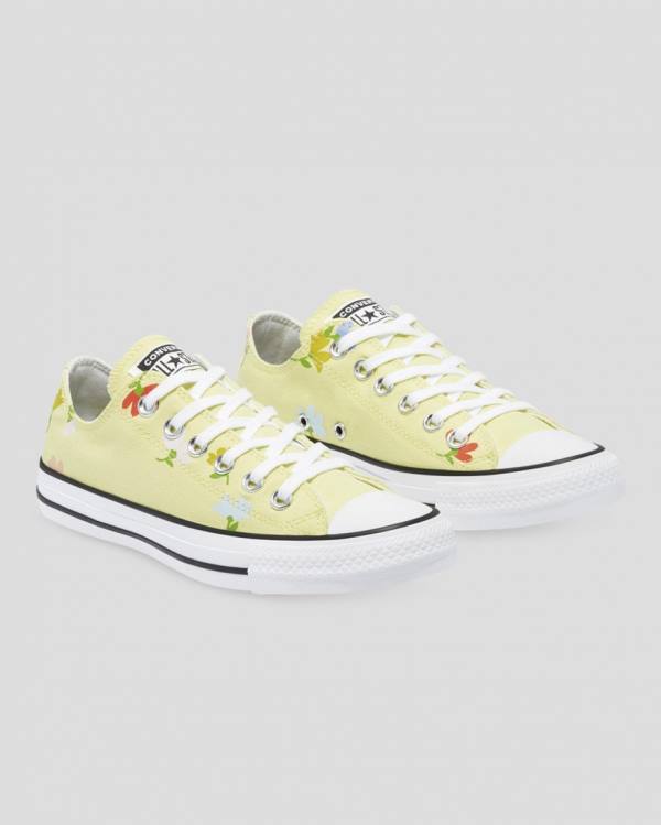 Converse Chuck Taylor All Star Garden Party Low Tops Shoes Yellow | CV-913GUQ