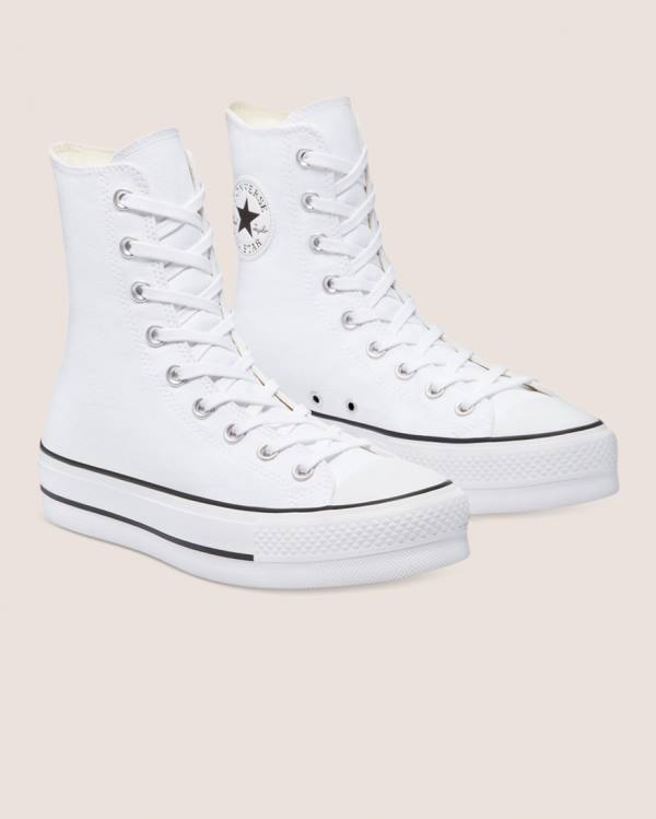 Converse Chuck Taylor All Star Lift X High Tops Shoes White | CV-759WMS