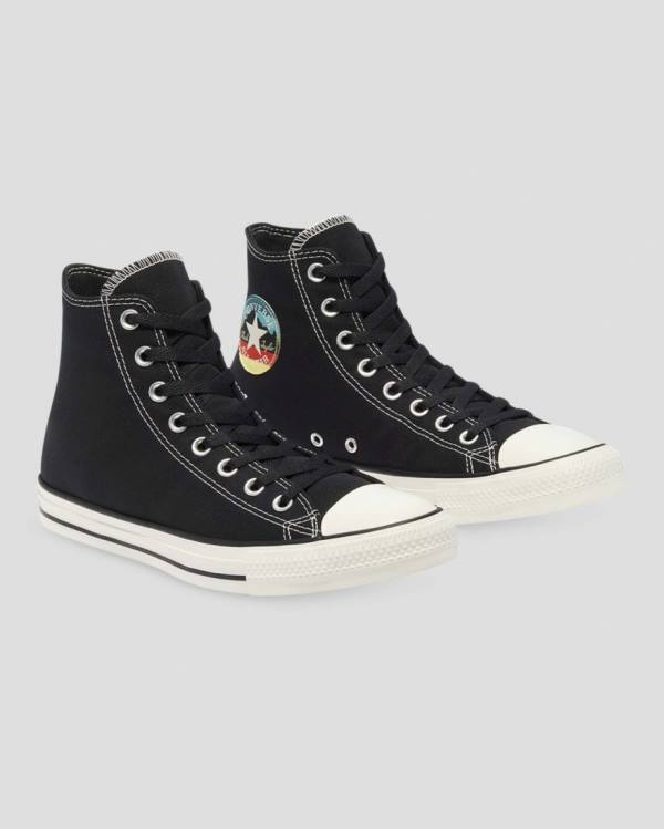 Converse Chuck Taylor All Star National Parks Patch High Tops Shoes Black | CV-730UNW