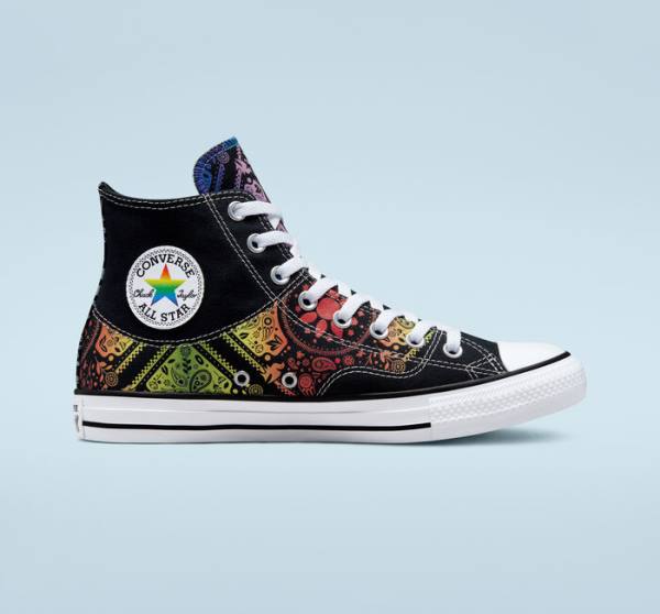 Converse Chuck Taylor All Star Pride High Tops Shoes Black / Red | CV-849ULN