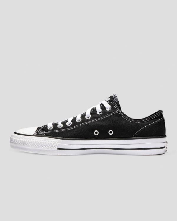 Converse Chuck Taylor All Star Pro Canvas Low Tops Shoes Black | CV-476MTH