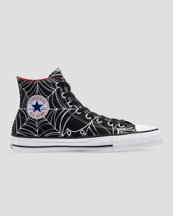 Converse Chuck Taylor All Star Pro Roll Up High Tops Shoes Black | CV-629YME