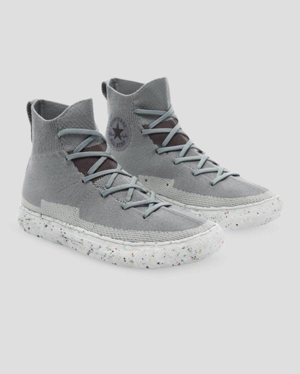 Converse Chuck Taylor All Star Renew Crater Knit High Tops Shoes Grey | CV-583QRB