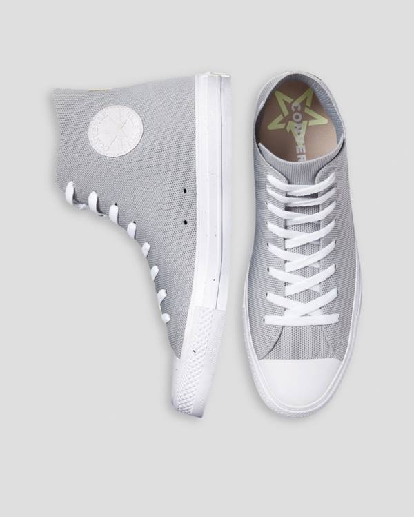 Converse Chuck Taylor All Star Renew Knit High Tops Shoes Grey | CV-852BCP