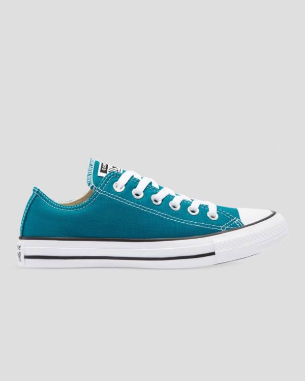 Converse Chuck Taylor All Star Seasonal Low Tops Shoes Blue | CV-182AQB