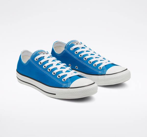 Converse Chuck Taylor All Star Seasonal Color Low Tops Shoes Blue | CV-935RTP