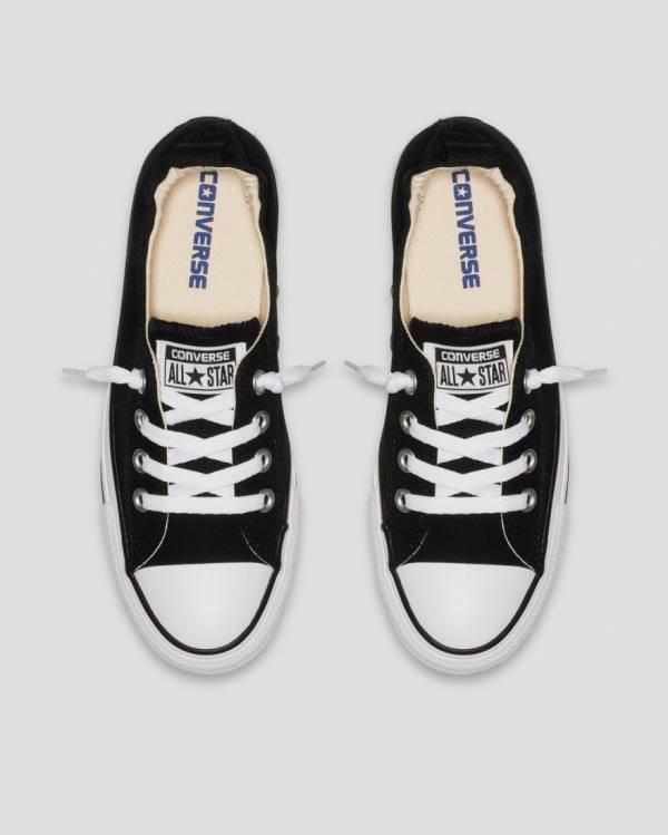 Converse Chuck Taylor All Star Shoreline Slip Low Tops Shoes Black | CV-921AXW