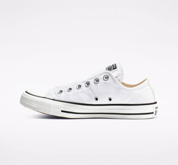 Converse Chuck Taylor All Star Slip Low Tops Shoes White / Black / White | CV-547IDB