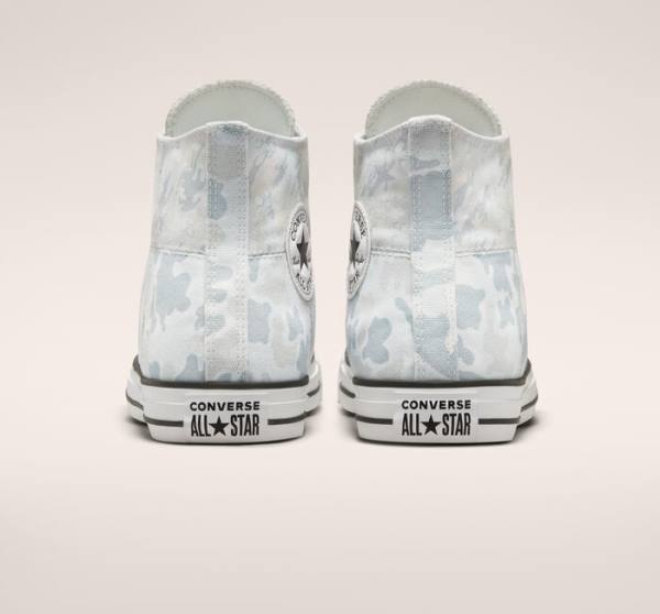 Converse Chuck Taylor All Star Split Panel Camo High Tops Shoes White / Grey | CV-019USP