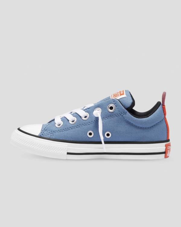 Converse Chuck Taylor All Star Street Slip Low Tops Shoes Blue | CV-726UQY