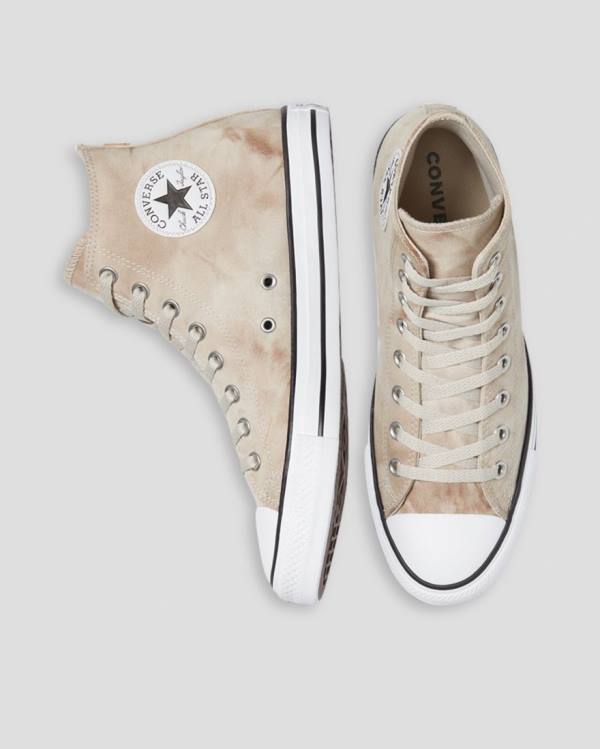 Converse Chuck Taylor All Star Summer Daze Wash High Tops Shoes Khaki | CV-165BOE